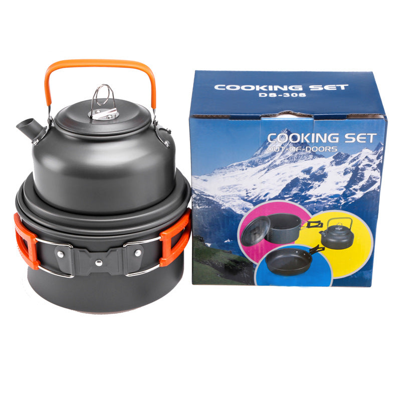 Portable Outdoor Cookware Set for Camping and Picnics