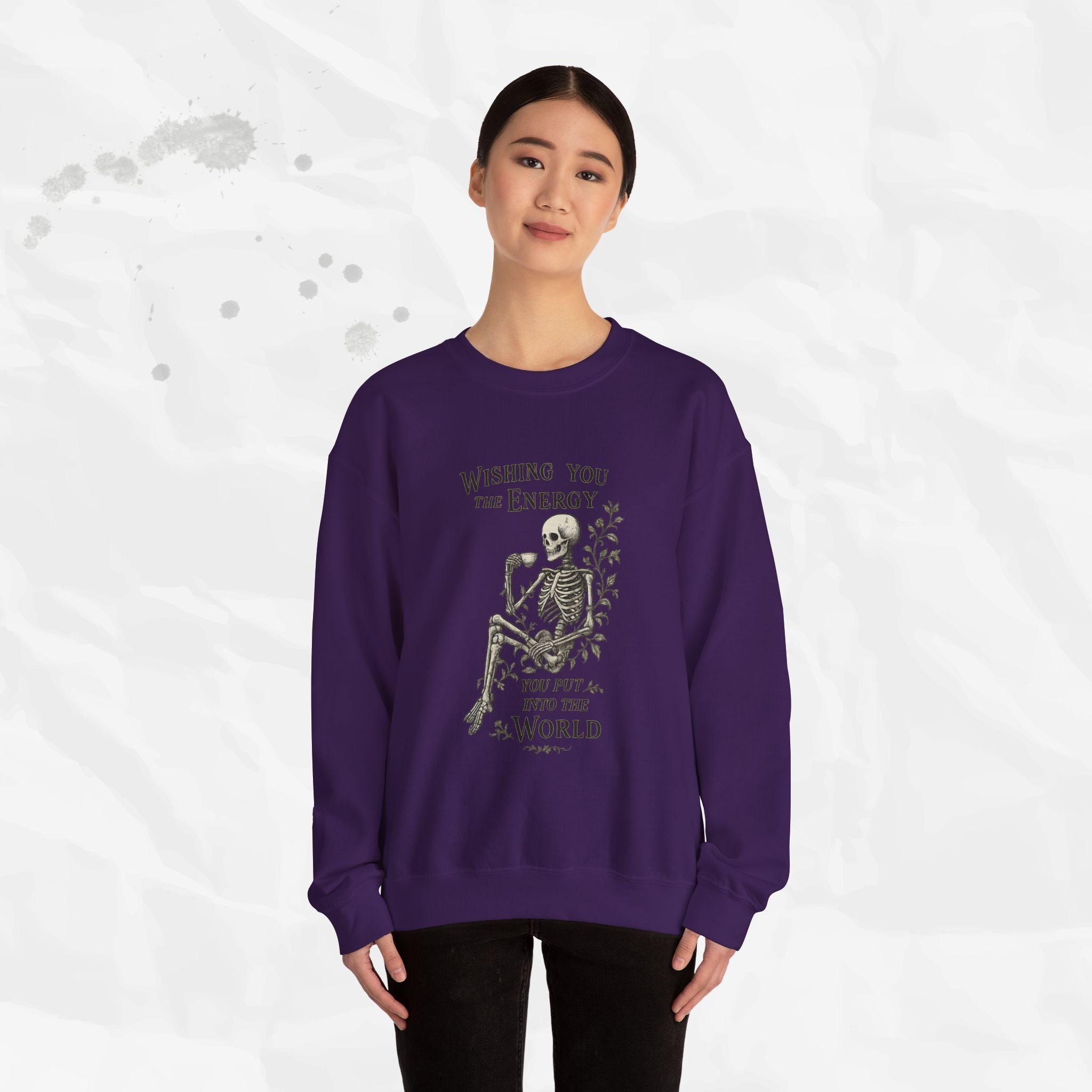 Wishing You the Energy Graphic Crewneck Sweatshirt - Image 20