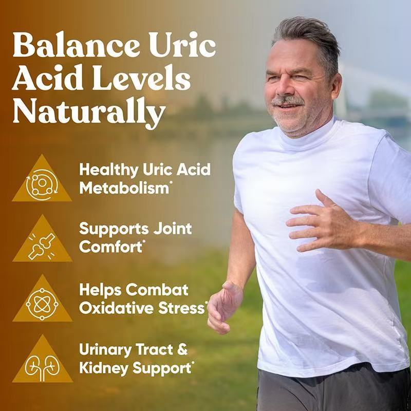 60-Count Uric Acid Capsule Supplement