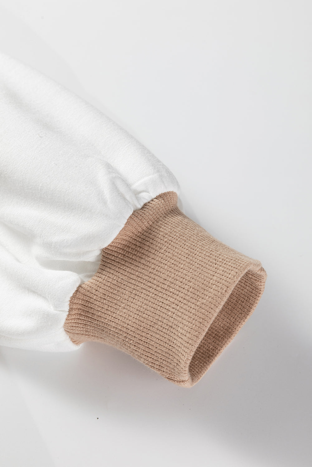 Zyla Contrast Stitching Oversized Striped Colorblock Sweatshirt - Image 10