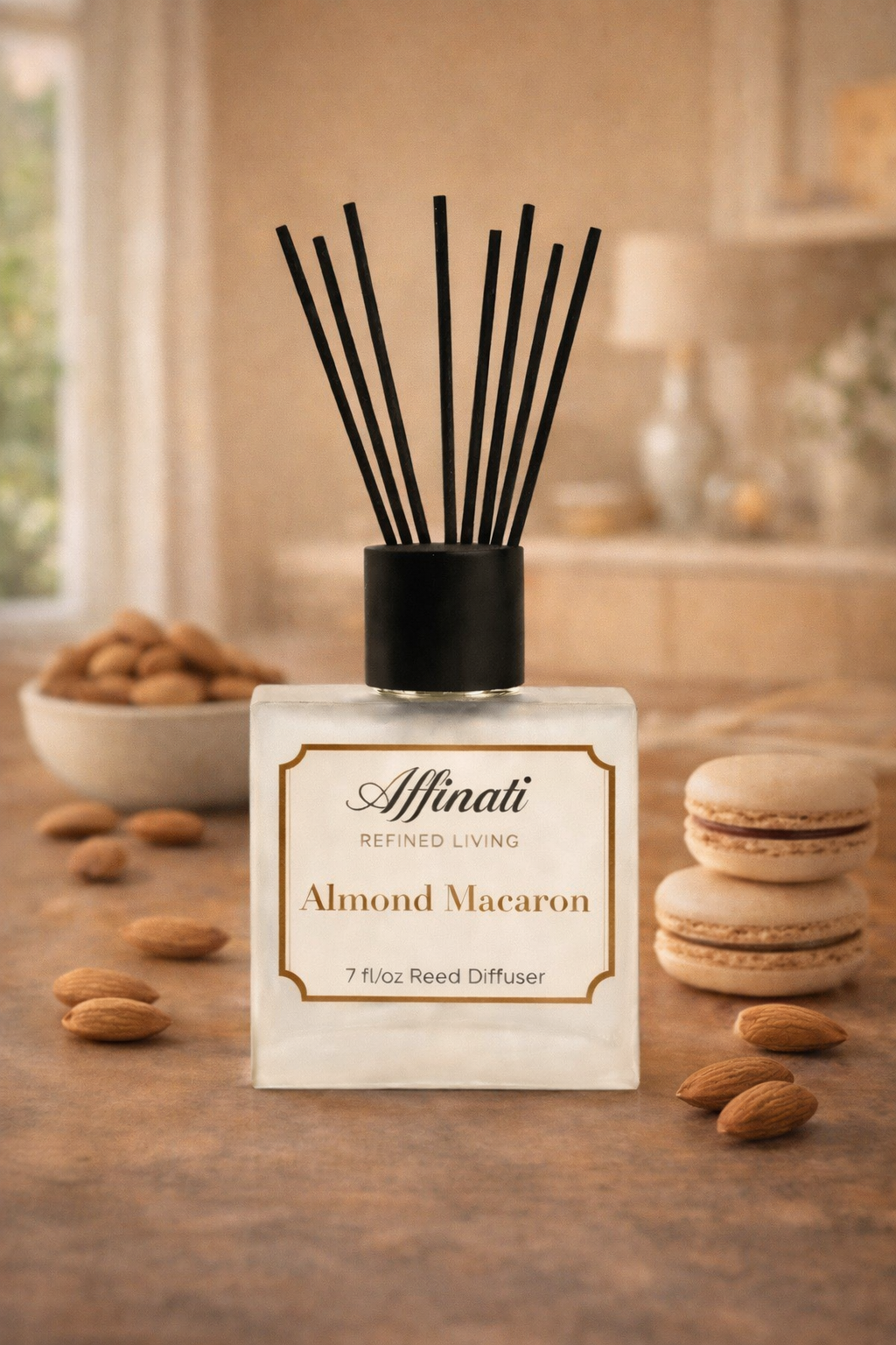 Almond Macaron Reed Diffuser