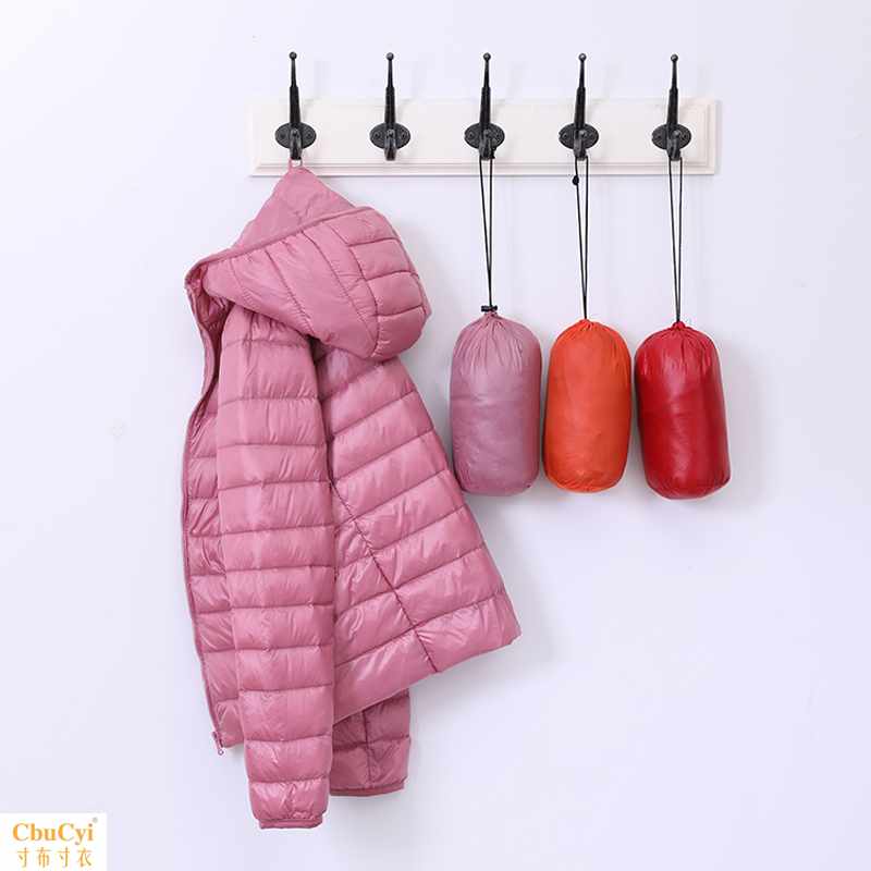 Women's Ultra-Lightweight Slim Fit Hooded Puffer Jacket - Image 3