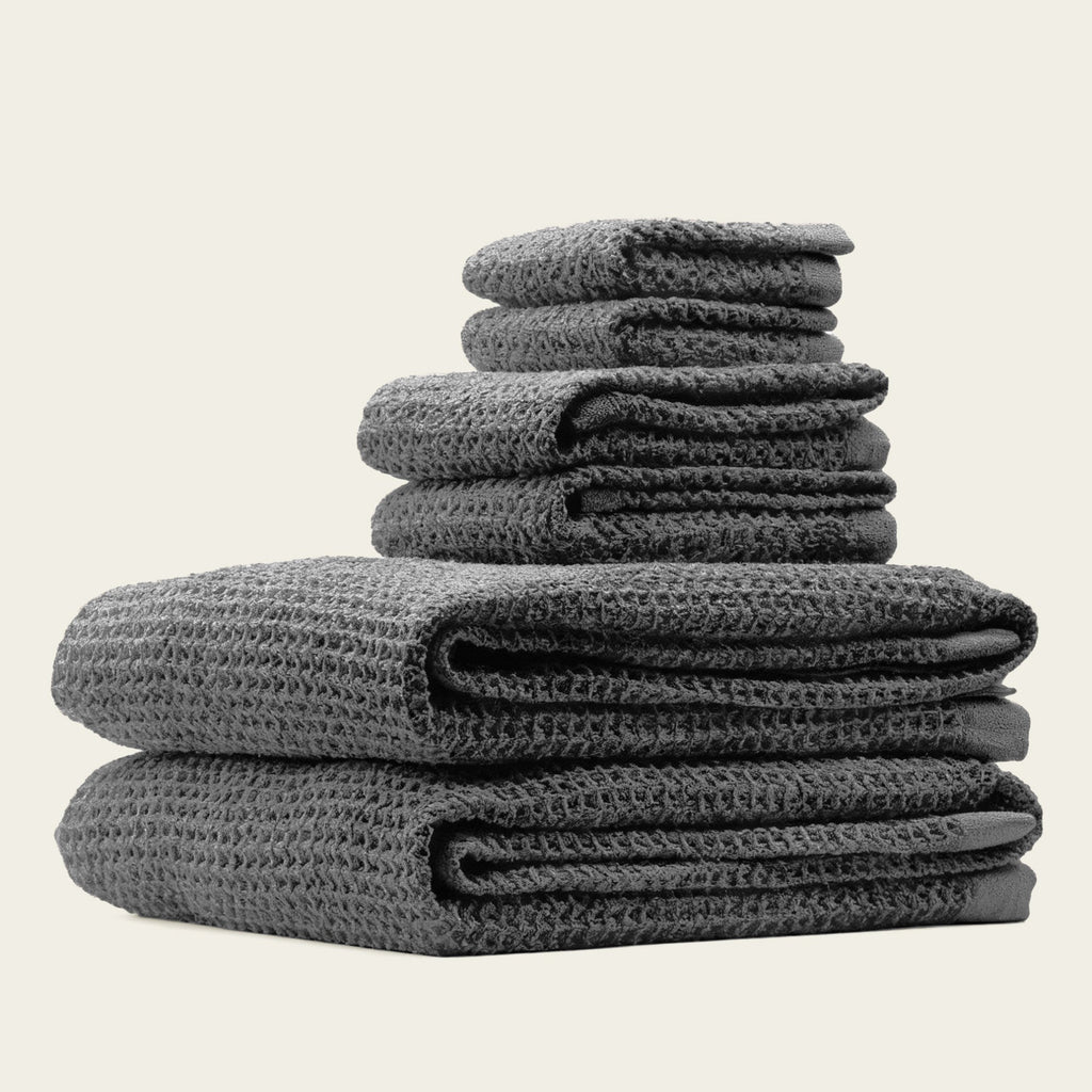 Sedona White Cotton Waffle Weave Bath Towel - Image 50