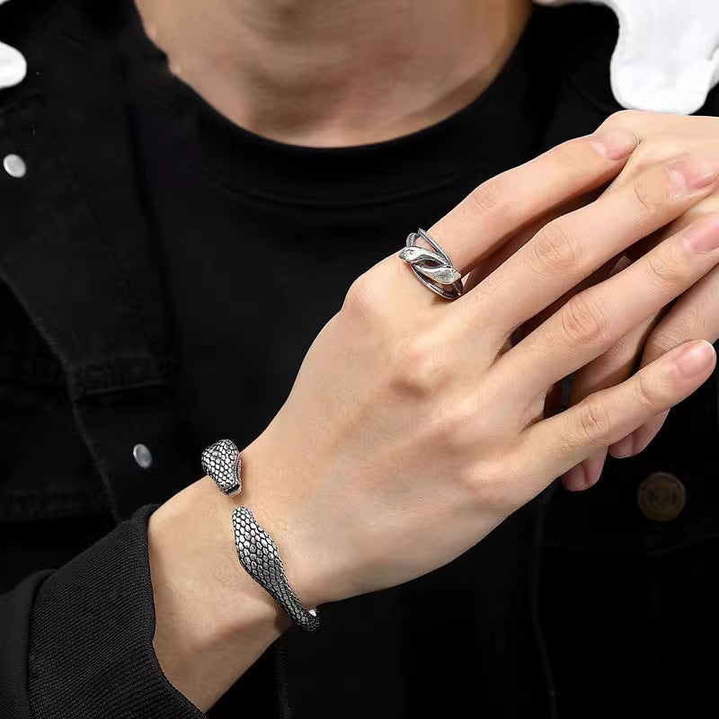 Creative Zodiac Snake Ring For Women