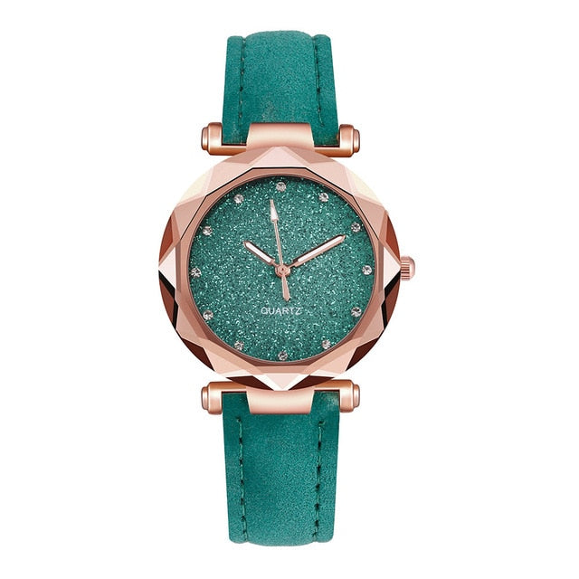Women's Rose Gold Rhinestone Harajuku Style Quartz Watch - Image 10