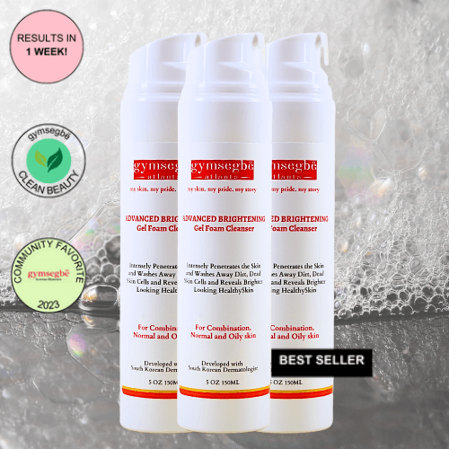 Advanced Brightening Gel Foam Cleanser, Rice Extract Face Wash