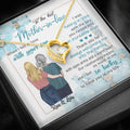 Personalized Message Card Gold Forever Love Necklace Jewelry - Best Gift For Mother's Day - To The Best Mother-in-law - IWJMRF