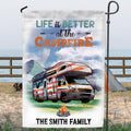 Personalized Camping Flag - Best Gift Idea For Camping Lovers - Life Is Better At The Campfire