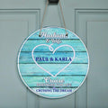 Personalized Shipmates Door Sign - Best Gift For Family/Couple - Husband & Wife Cruise Partners For Life - 5GHCIP