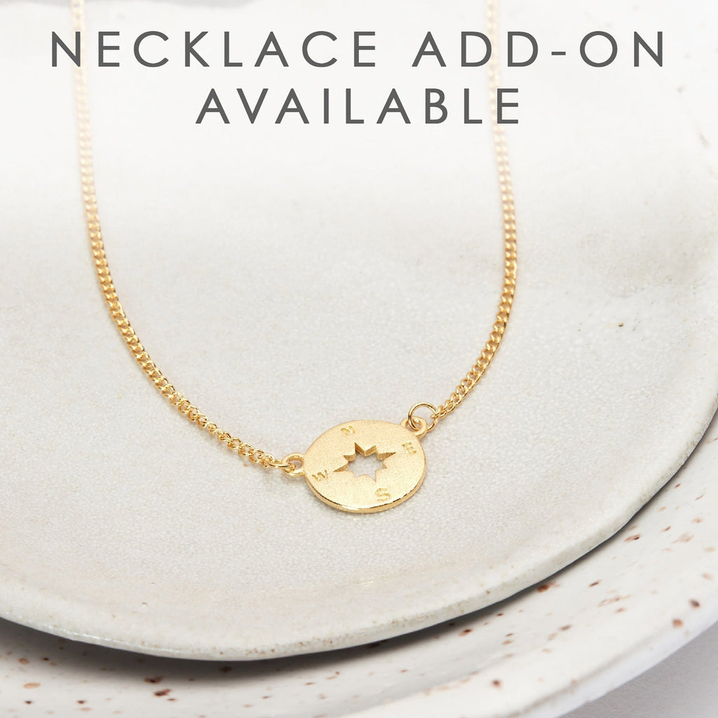 60th Birthday Compass Necklace Spa Gift Box Set
