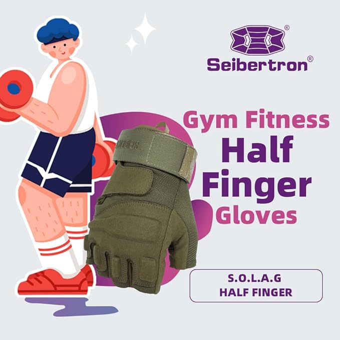 Seibertron Adult Or Youth S.O.L.A.G Sports Outdoor Water Resistant Full Finger Touchscreen Gloves