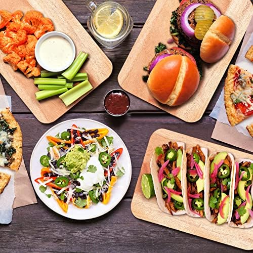 Patelai 12 Packs Wooden Cutting Board Set