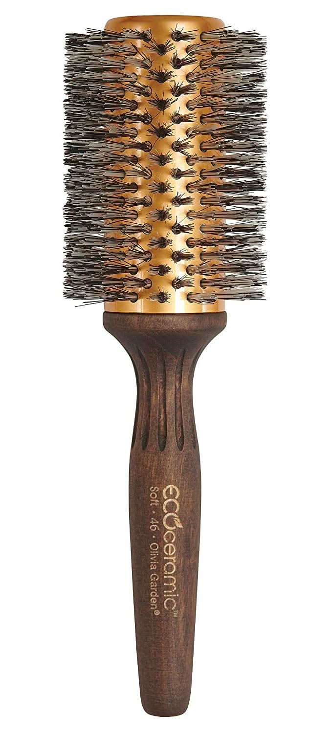 Olivia Garden EcoCeramic soft bristle thermal brush with Tourmaline Ion technology