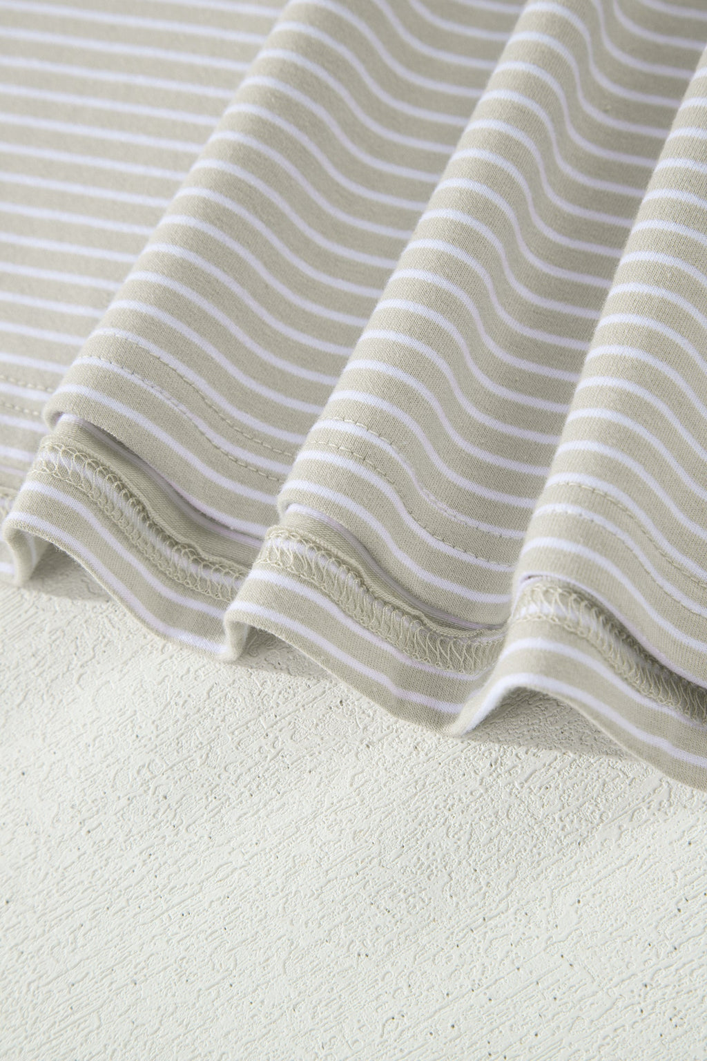 Aadhya Striped Dolman Sleeve Polo Shirt and Shorts Loungewear Set