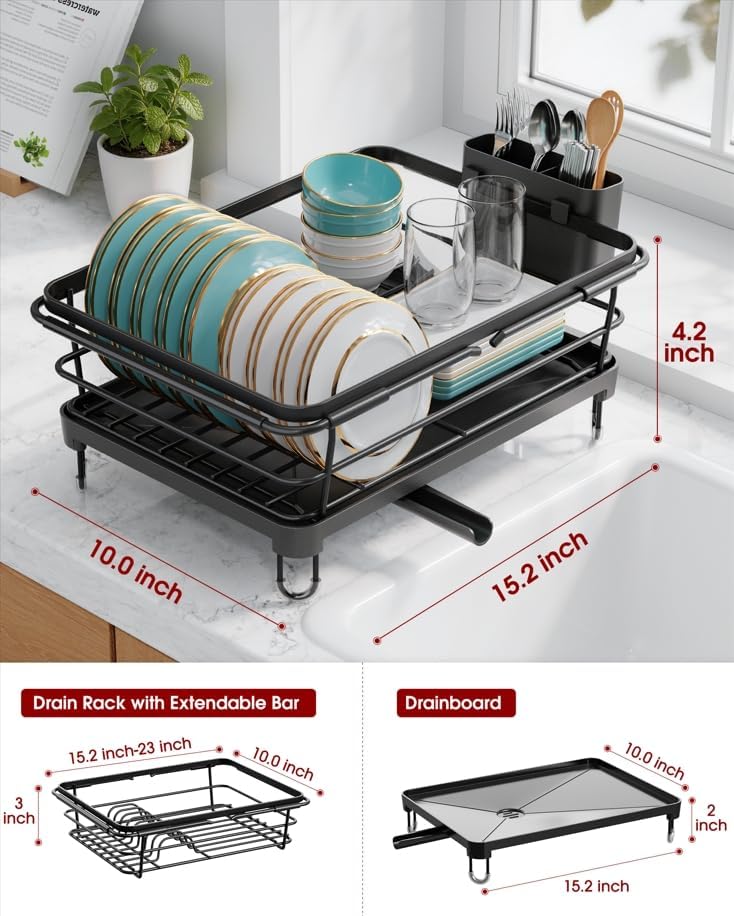 Sakugi Dish Drying Rack in Sink