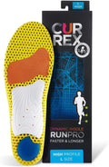 CURREX RunPro Insoles for Running Shoes – Arch Support Inserts to Help Reduce Fatigue, Prevent Injuries & Boost Performance – for Men & Women – High Arch, XS