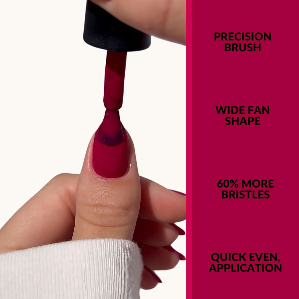 Nail Strengthening Polish - Under the Affluence Deep Burgundy