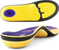 VALSOLE Heavy Duty Support Pain Relief Orthotics - 220+ lbs Plantar Fasciitis High Arch Support Insoles for Men Women, Flat Feet Orthotic Insert, Work Boot Shoe Insole, Absorb Shock with Every Step