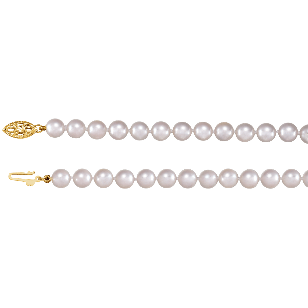 Margaux 14K Gold Akoya Pearl Necklace