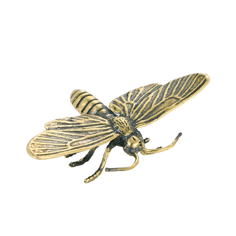 Handmade Solid Pure Copper Dragonfly Copper Ornaments