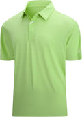 Close up of men's blue Jacquard performance golf polo featuring a sleek hidden placket design.