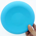 Silicone disc yoga anti-slip mat, fitness sports knee and elbow pads disc mat(Light Blue)
