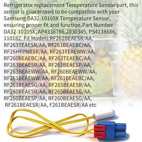 Upgraded Refrigerator Temperature Sensor