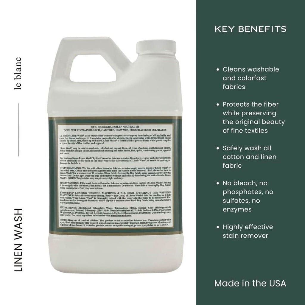 Evergreen Woods Linen Wash for Fine Fabric & Delicate Laundry 64oz