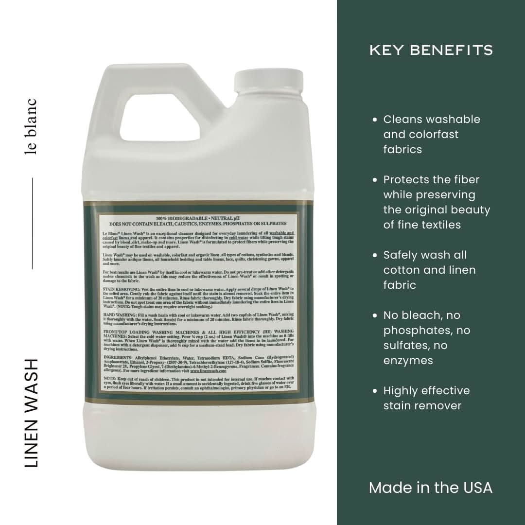 Evergreen Woods Linen Wash for Fine Fabric & Delicate Laundry 64oz