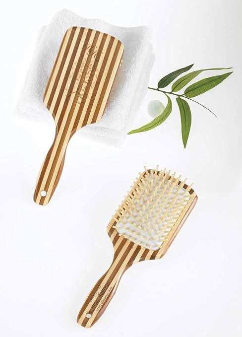 Eco-Friendly Bamboo Ionic Massage Hair Brush - HH-4