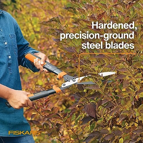 Fiskars 23" PowerGear2 Garden Hedge Shears, Hedge Clippers