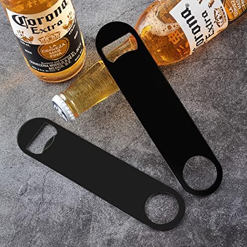 KTOJOY 4 PACK Stainless Steel Flat Bottle Opener, Beer Bottle Opener,
