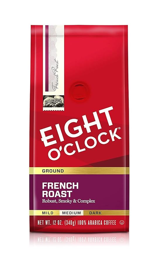 EIGHT O'CLOCK French Roast Ground Coffee, 12 oz