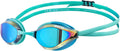 ARENA Unisex Python Racing Swim Goggles for Men and Women Anti-Fog No Leak Max Comfort Dual Strap, Mirror/Non-Mirror Lens