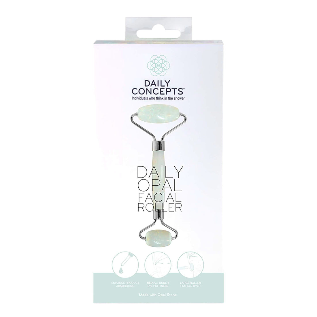 Daily Obsidian Facial Roller for Lymphatic Drainage and Glow