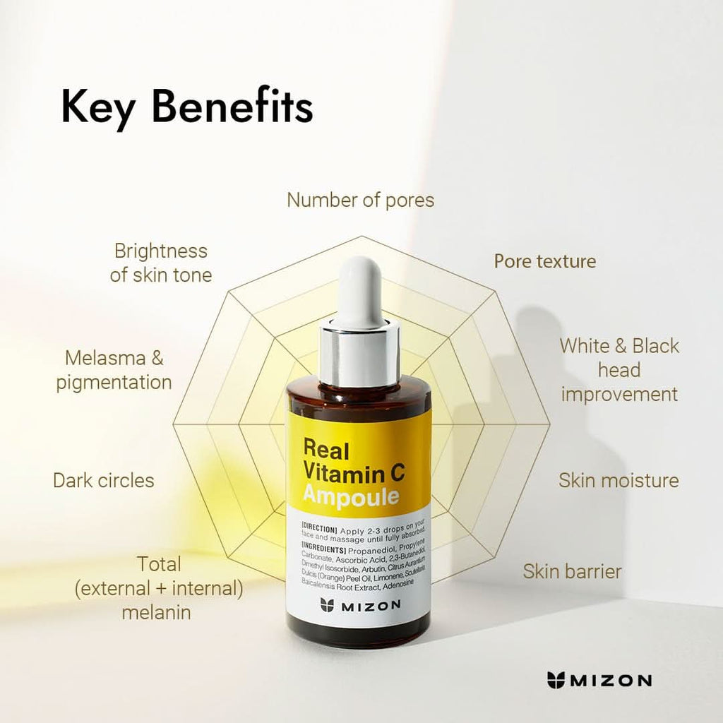 19% Pure Vitamin C Ampoule - Highly Concentrated Waterless Serum