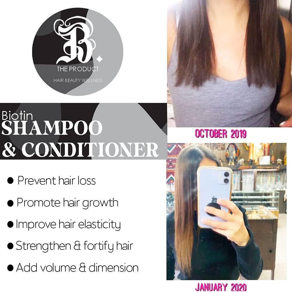 Biotin Infused Shampoo, Conditioner & Leave-in Hair Care Set
