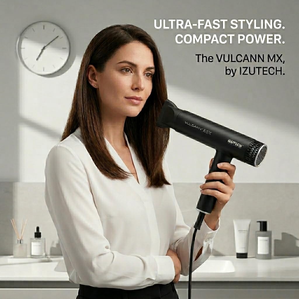 VULCANN MX 2.0 Professional 1875W Negative Ion Hair Dryer