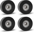 Rowing Machine Seat Wheels for Various Resistance Rowing Machines, Fitness Trolley Seat Rail Rollers Water Resistance