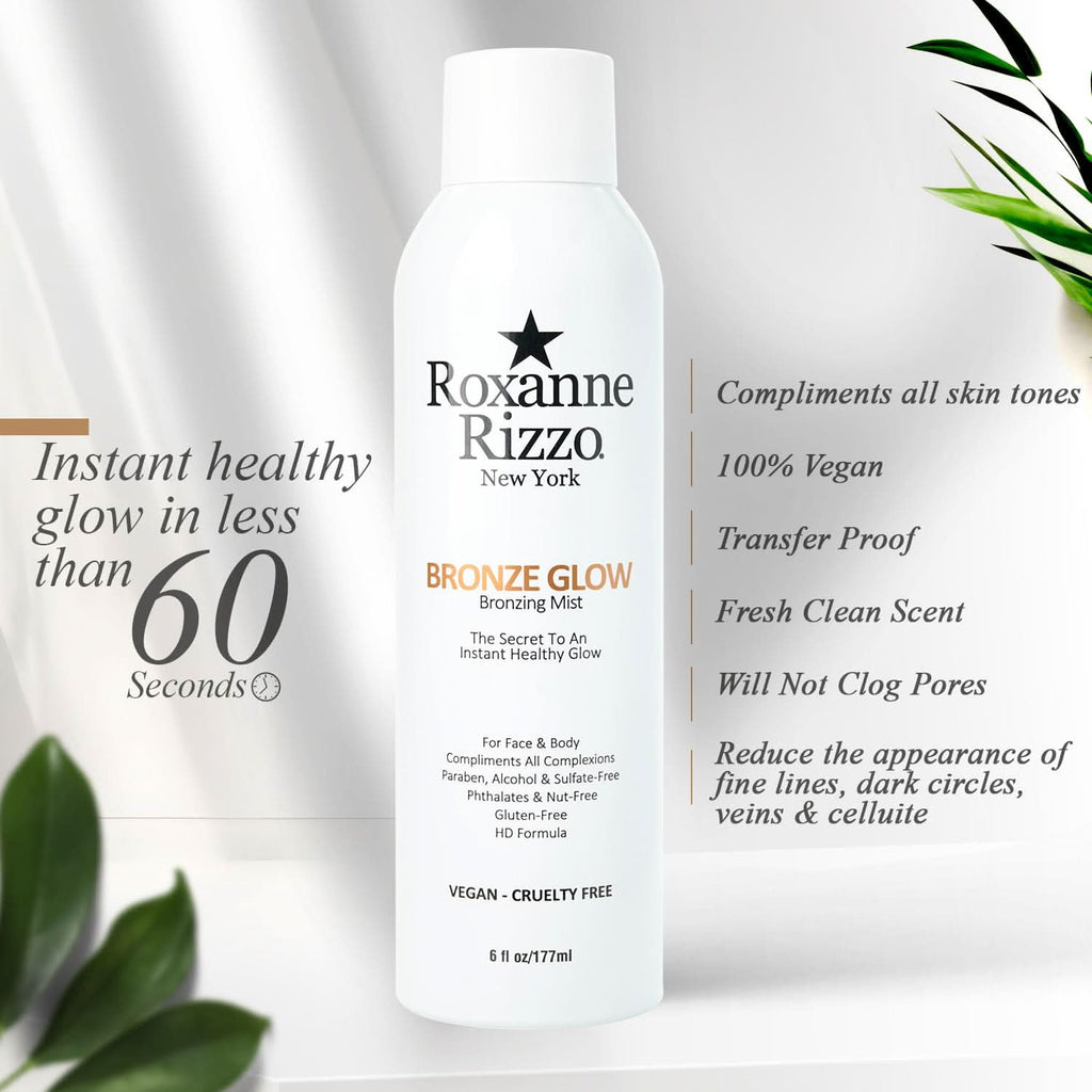 Bronzing Mist Face & Body Spray for Instant Healthy Glow 6oz
