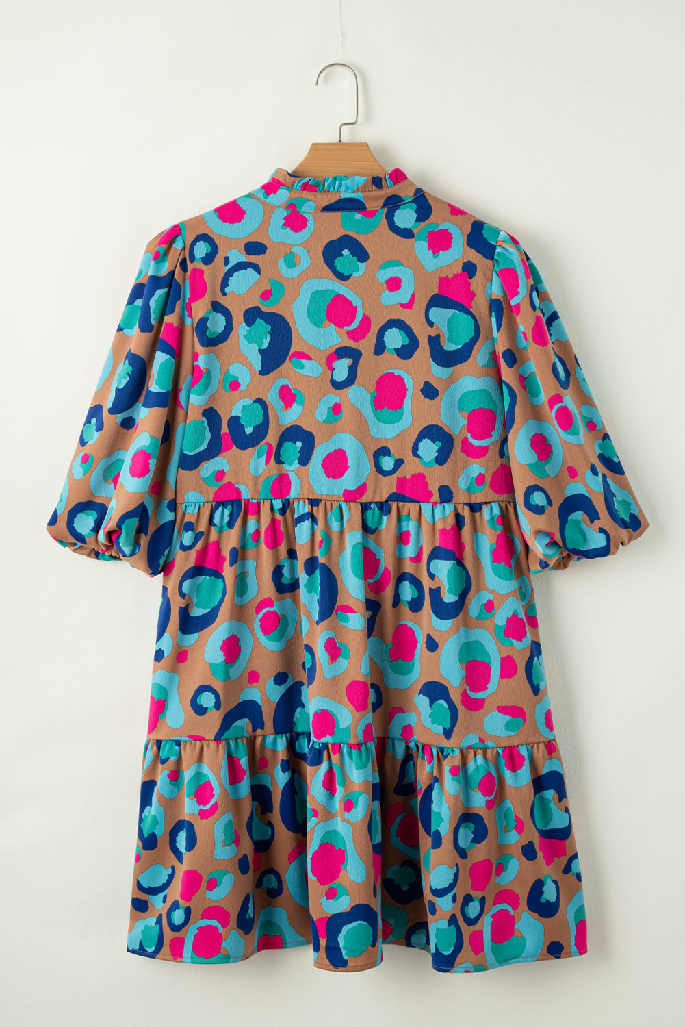 Emerie Sleeve Slit Ruffled Dress