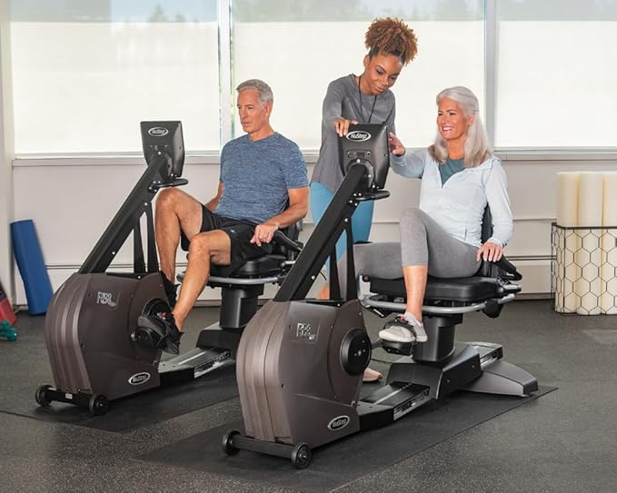 RB8MAX Recumbent Exercise Bike with Swivel Seat and Wellness App