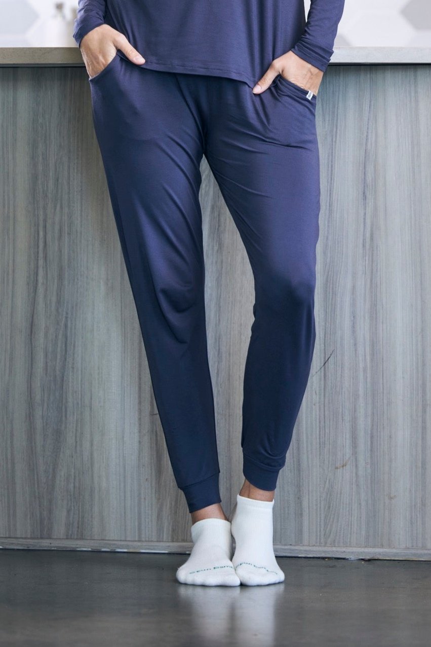 Women's Bamboo Lounge Set Long Sleeve Tee & Joggers