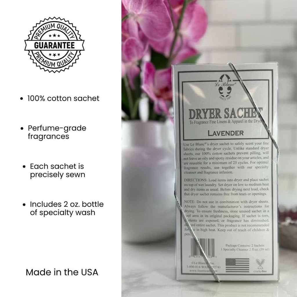 Lavender Dryer Sachets - Eco-Friendly Laundry Scent Booster