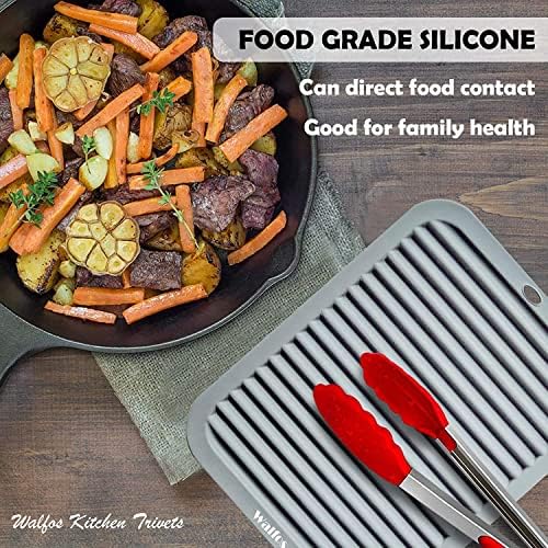 Walfos Silicone Trivets for Hot Pots and Pans