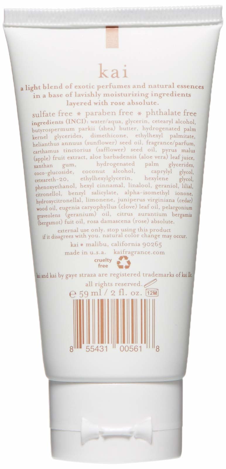 Rose Hand Cream with Shea Butter & Botanical Oils - 2 oz