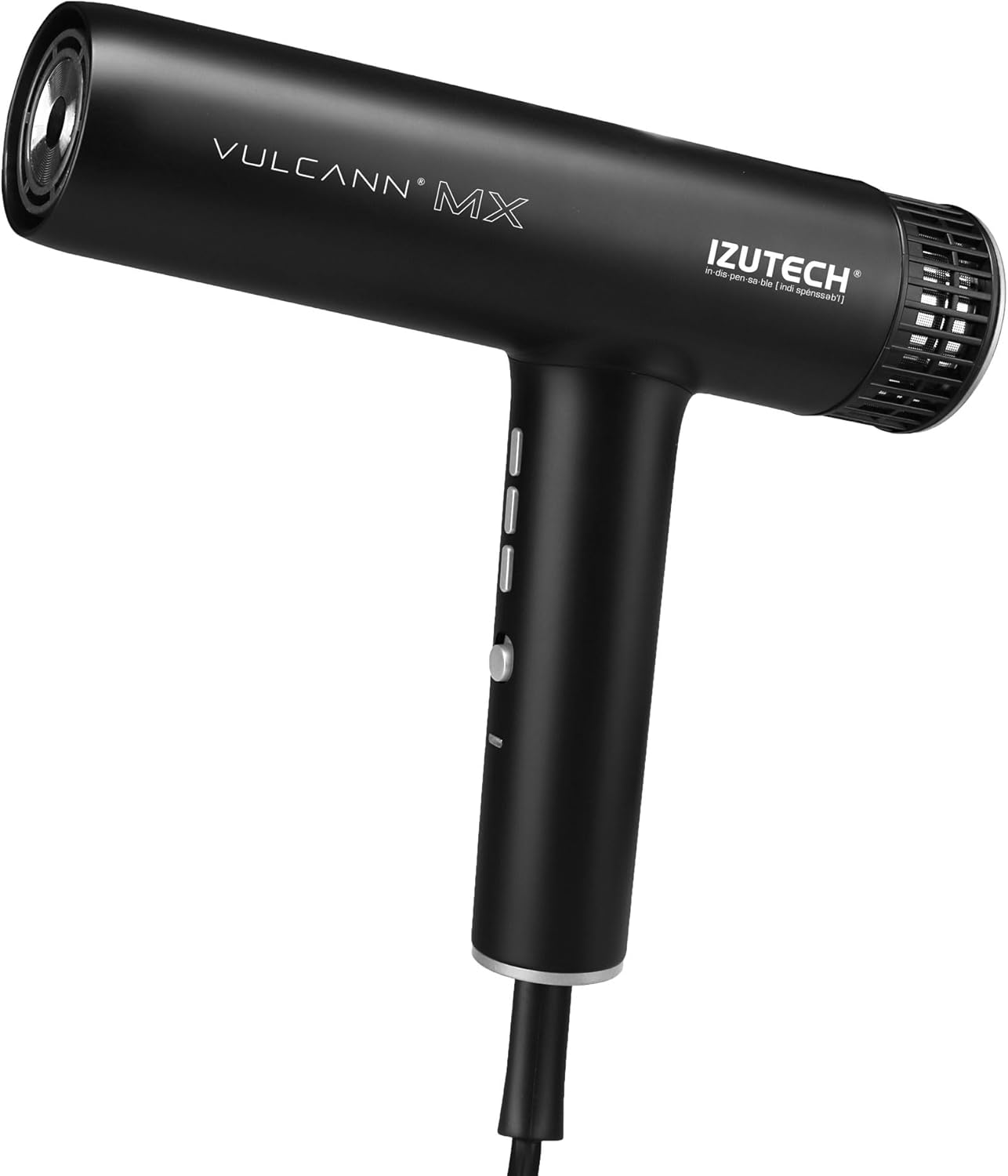 IZUTECH VULCANN MX 2.0 professional lightweight hair dryer with diffuser attachment