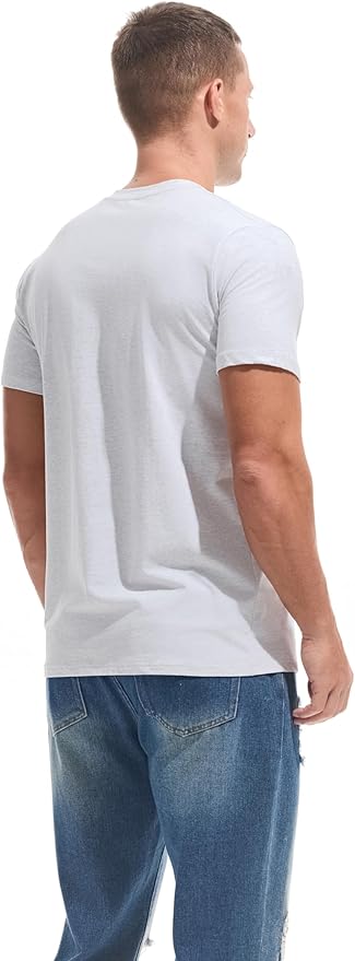 Men’s Modern Fitted V-Neck T-Shirt Premium Comfort Undershirt