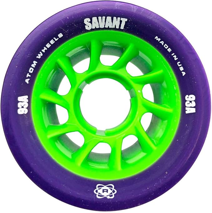 Atom Quad Wheels - Savant (62mmx40mm, Orange (97A), 4pk)