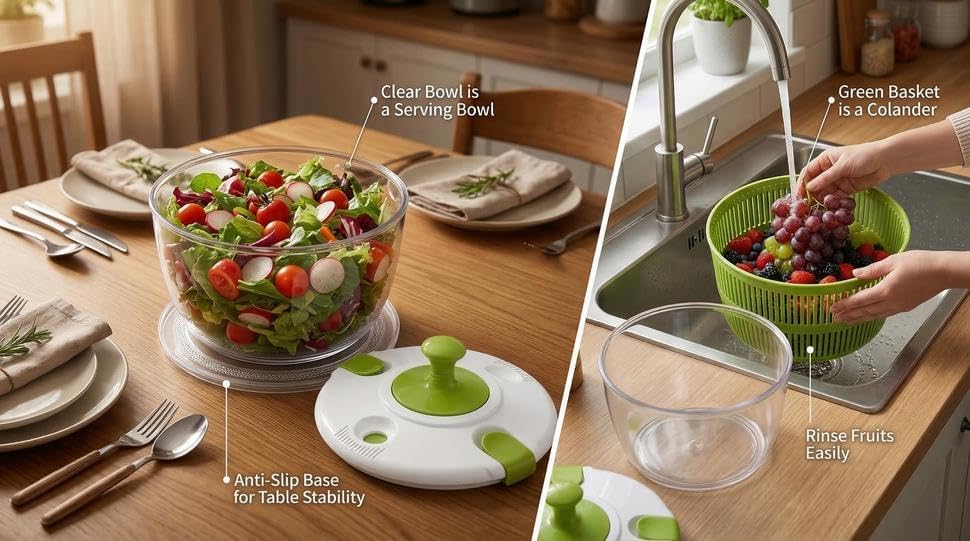 Salad Spinner-Lettuce Spinner